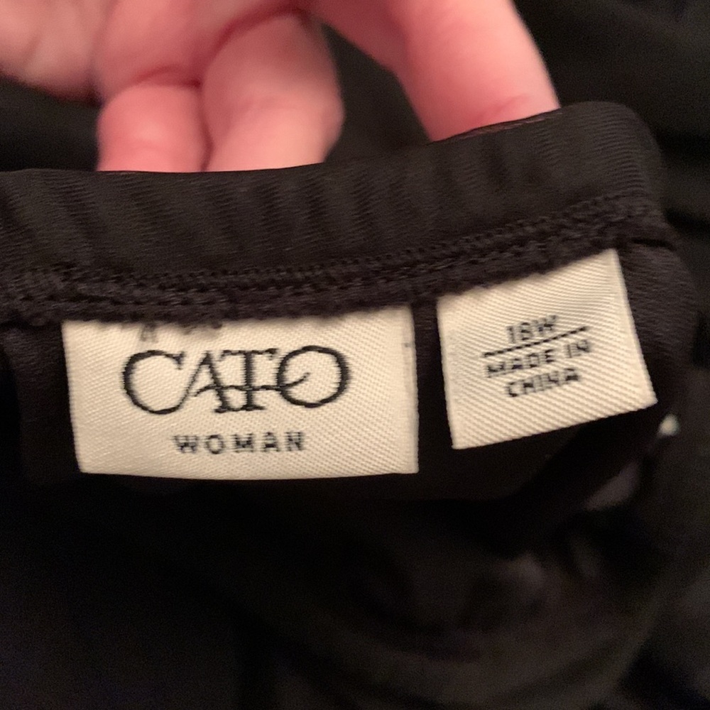 Cato Black Layered Ruffle Skirt - Picture 4 of 4